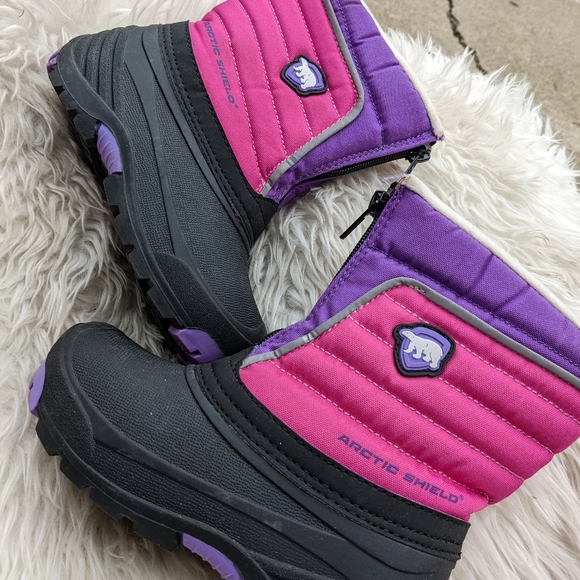 Girls Arctic Shield Zip Up Winter Boots Size 10 NWOT - Picture 1 of 4